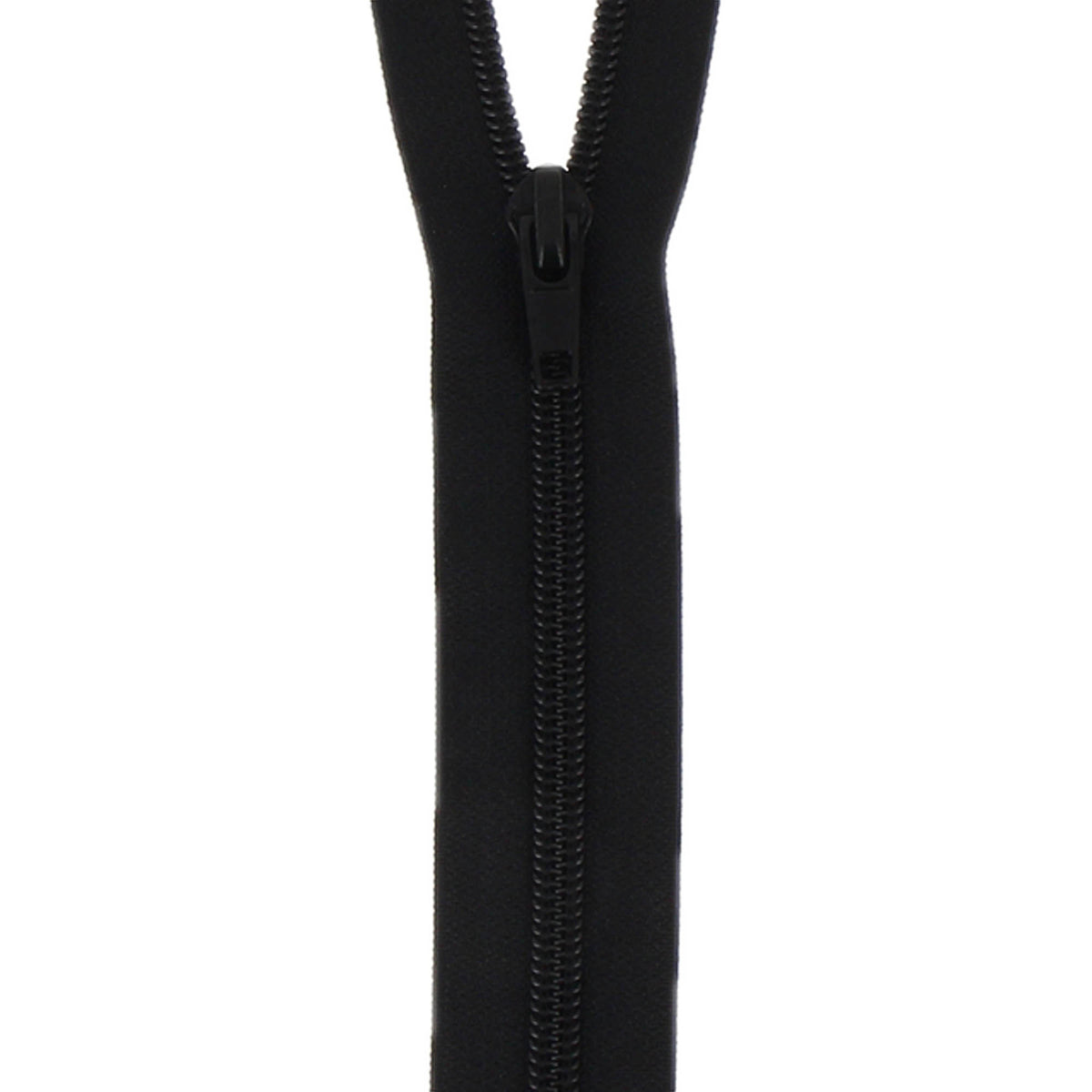 Milward black open-end nylon zip, 40cm