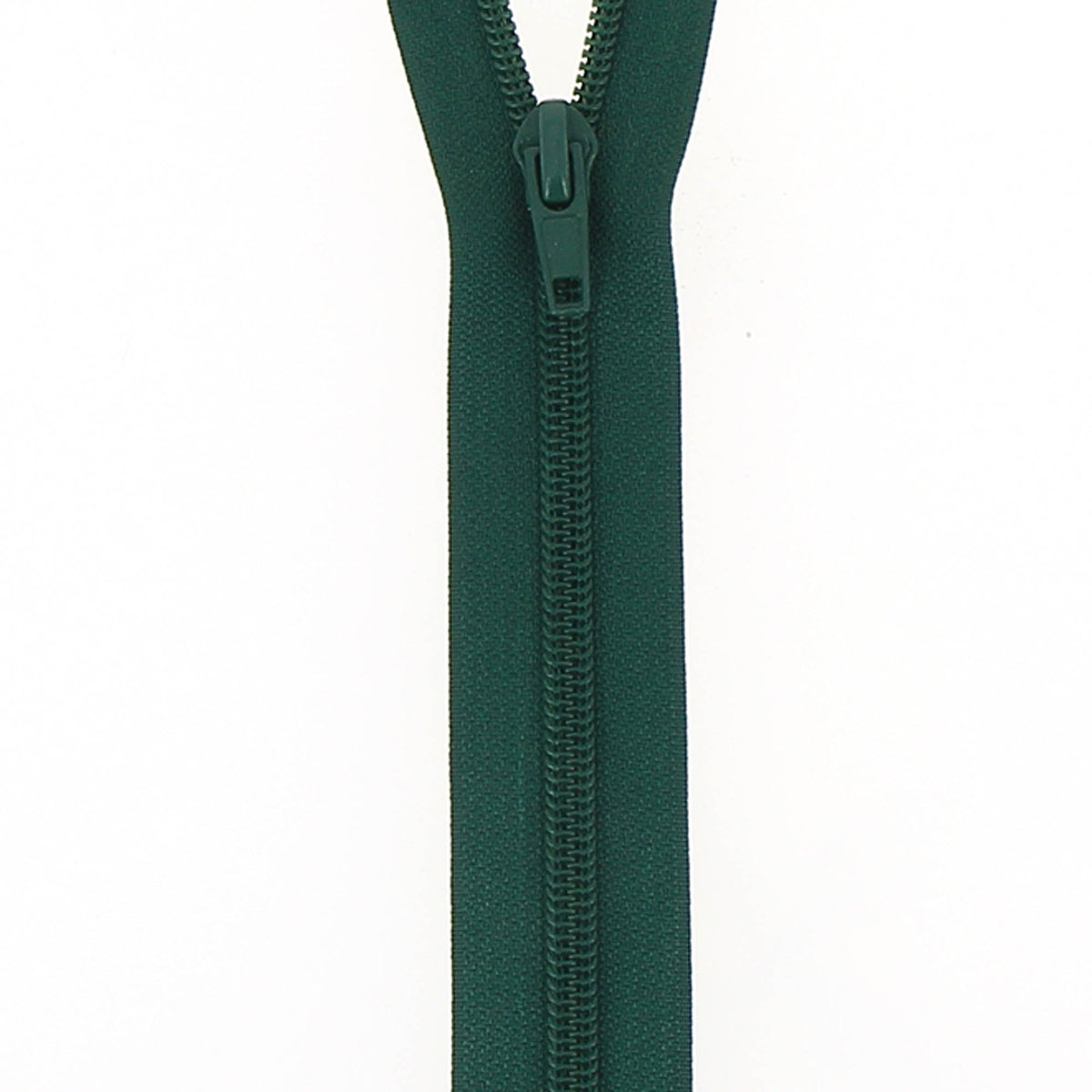 Milward bottle green open-end nylon zip, 45cm