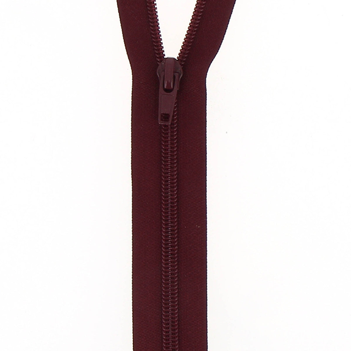 Milward dark wine open-end nylon zip, 50cm