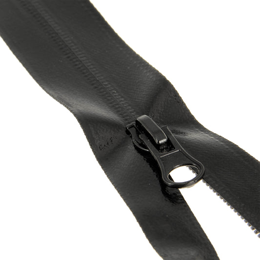Black 65cm Milward water-repellent open-end zip