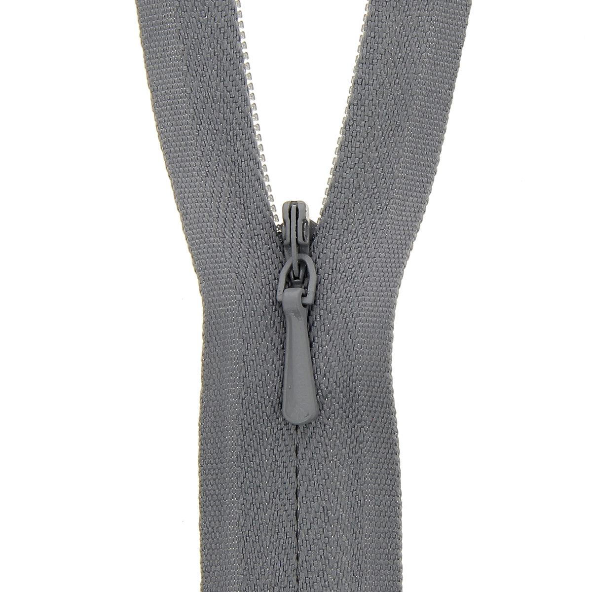 Dark Grey Milward concealed closed-end zip, 25cm