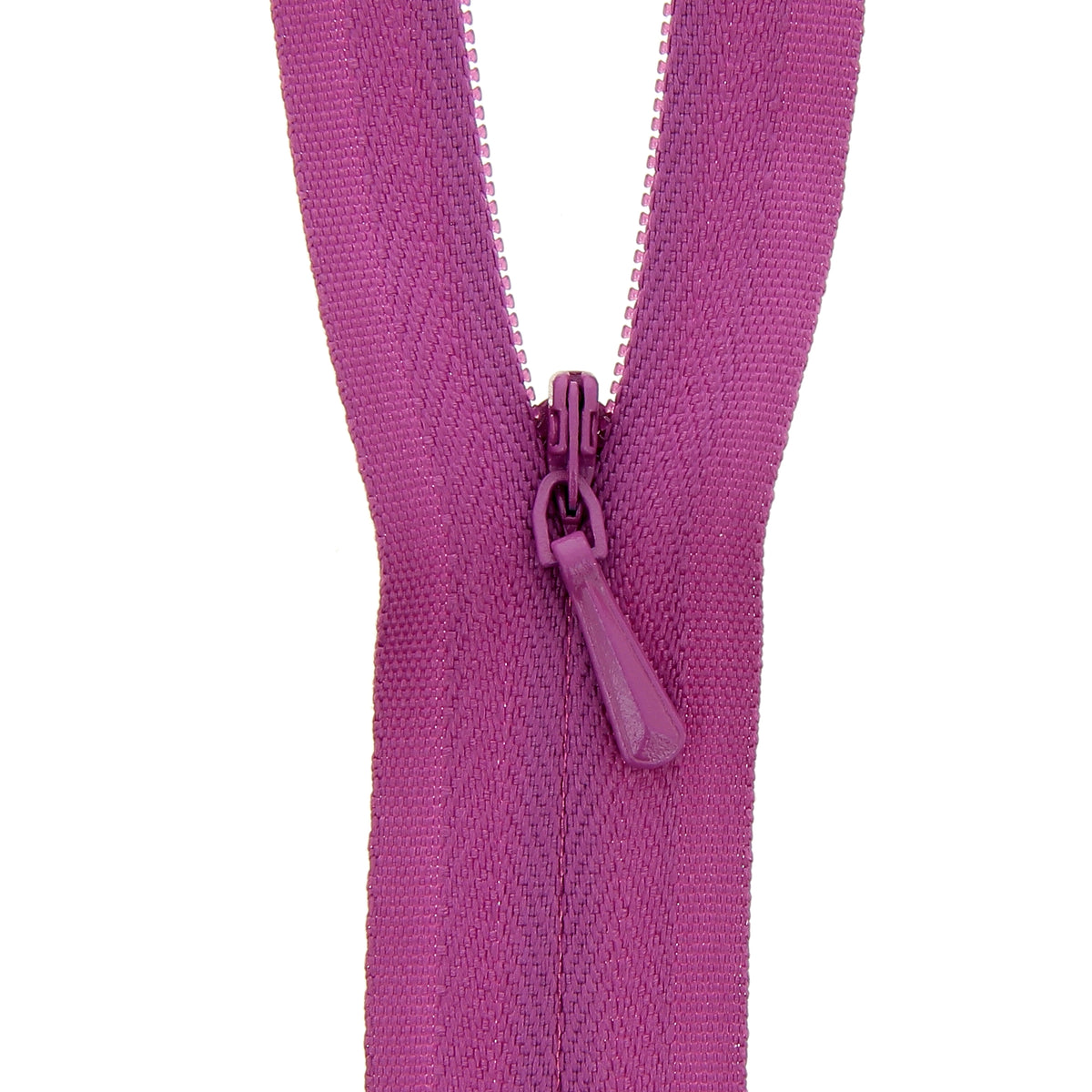 Cerise Milward concealed closed-end zip, 40cm