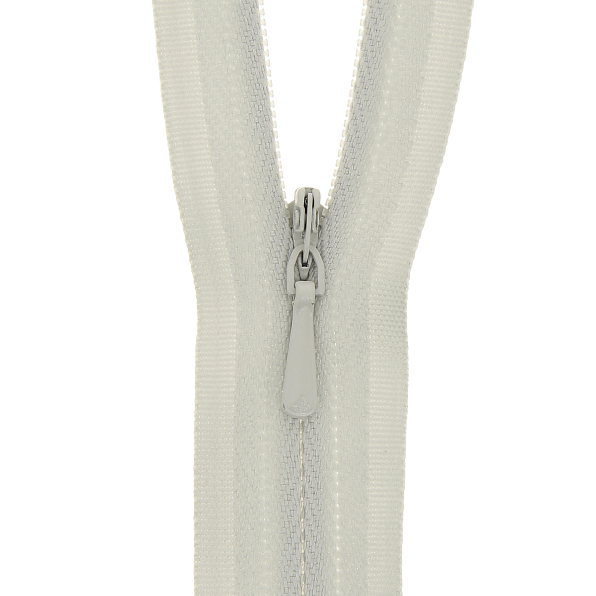 Milward silver 60cm concealed zip