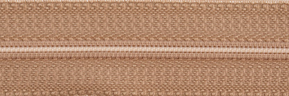 Opti beige closed end polyester zip 60cm