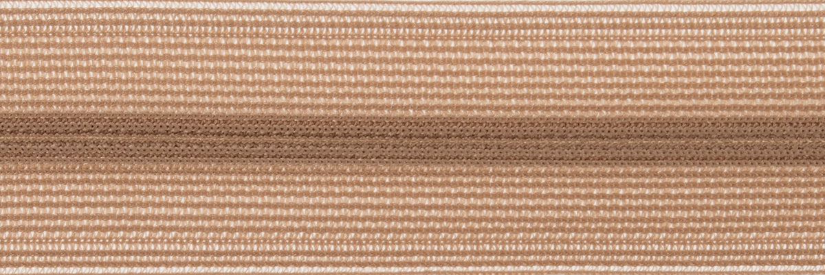 Beige Opti concealed zip with a teardrop puller