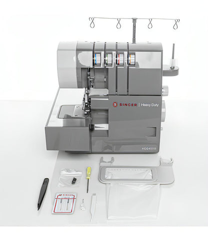 Singer HD0405S Heavy Duty Overlocker Deluxe Edition Foot Set with Elastic Foot and Piping foot and Gathering Foot worth over £100 - FREE Upgrade to new Heavy Duty Elite Edition Latest 2025 model