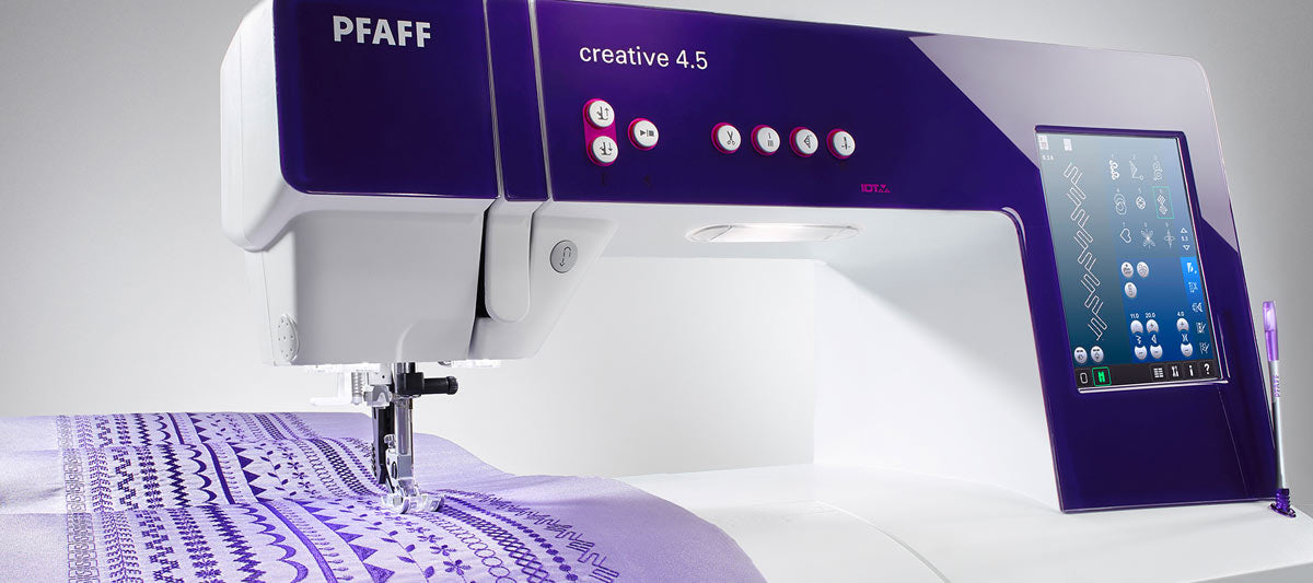 Pfaff Creative 4.5 Sewing Machine - Ex Display - machine only no embroidery unit