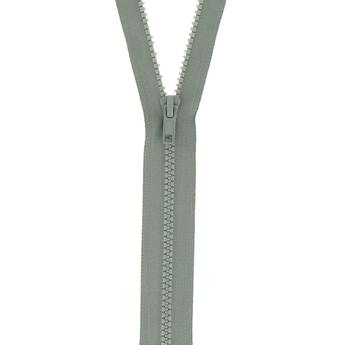 Dark Grey Milward chunky open-end zip, 55cm