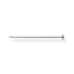 Box of short silver pins 16mm