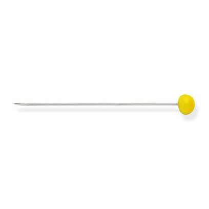 Box of assorted colours glass-headed pins