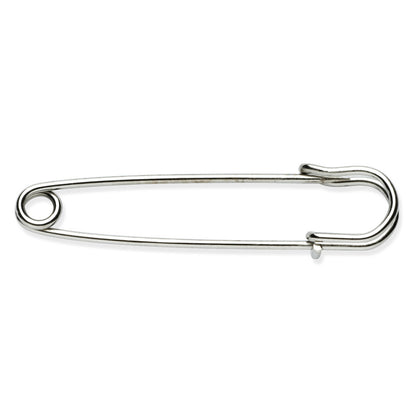 Two silver 75mm Milward kilt pins in packaging