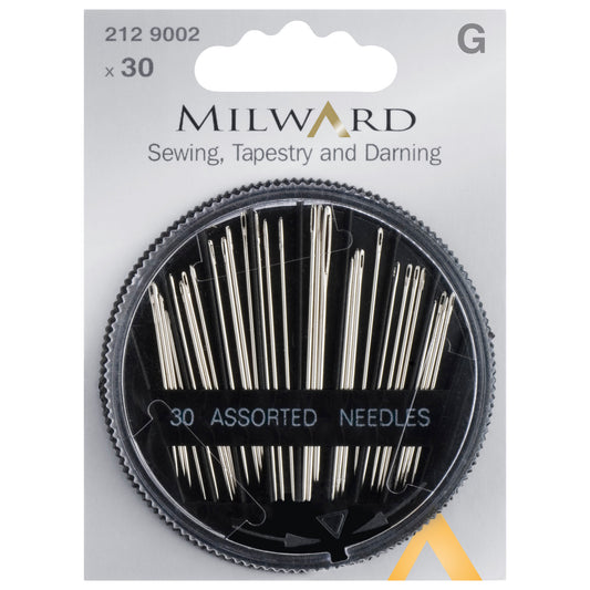 Milward pack of assorted sewing, tapestry and darning needles