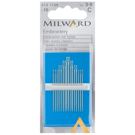 Packet of Milward embroidery crewel needles