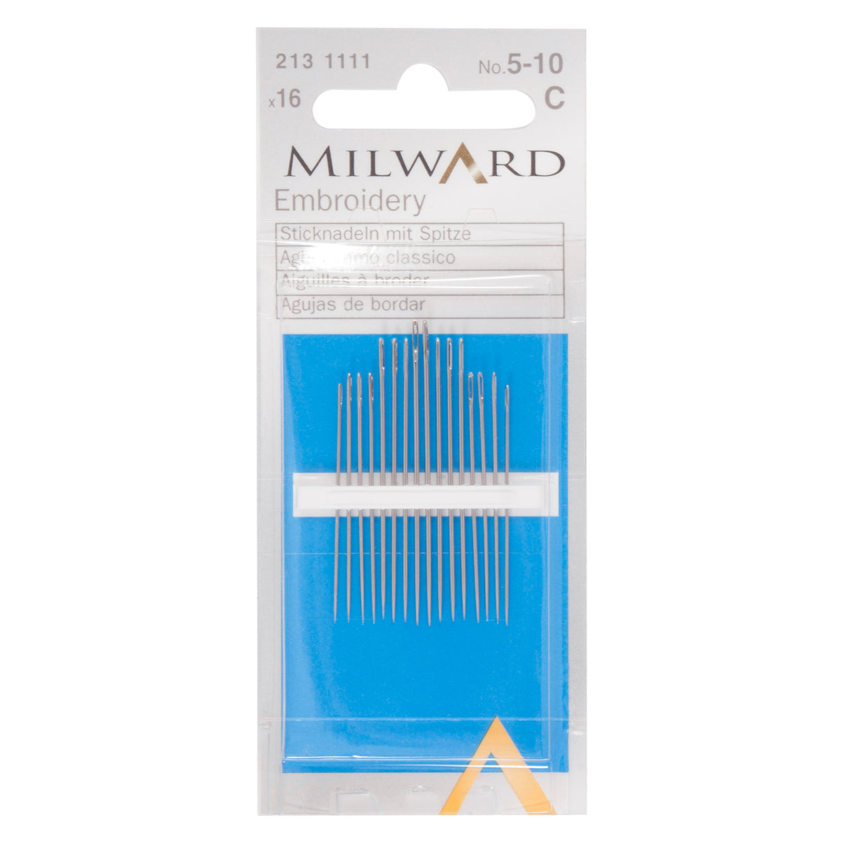 Packet of Milward embroidery crewel needles