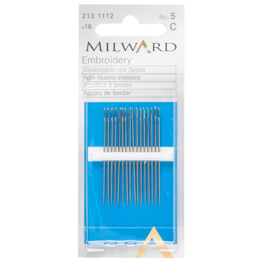 Packet of Milward embroidery crewel needles