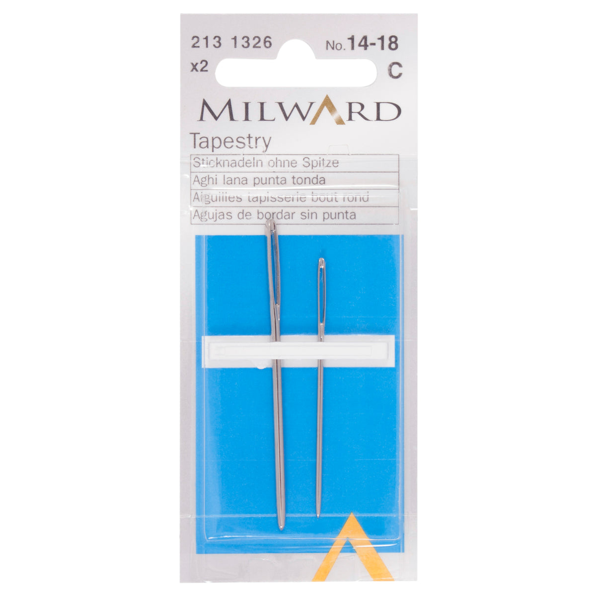 Packet of Milward tapestry needles
