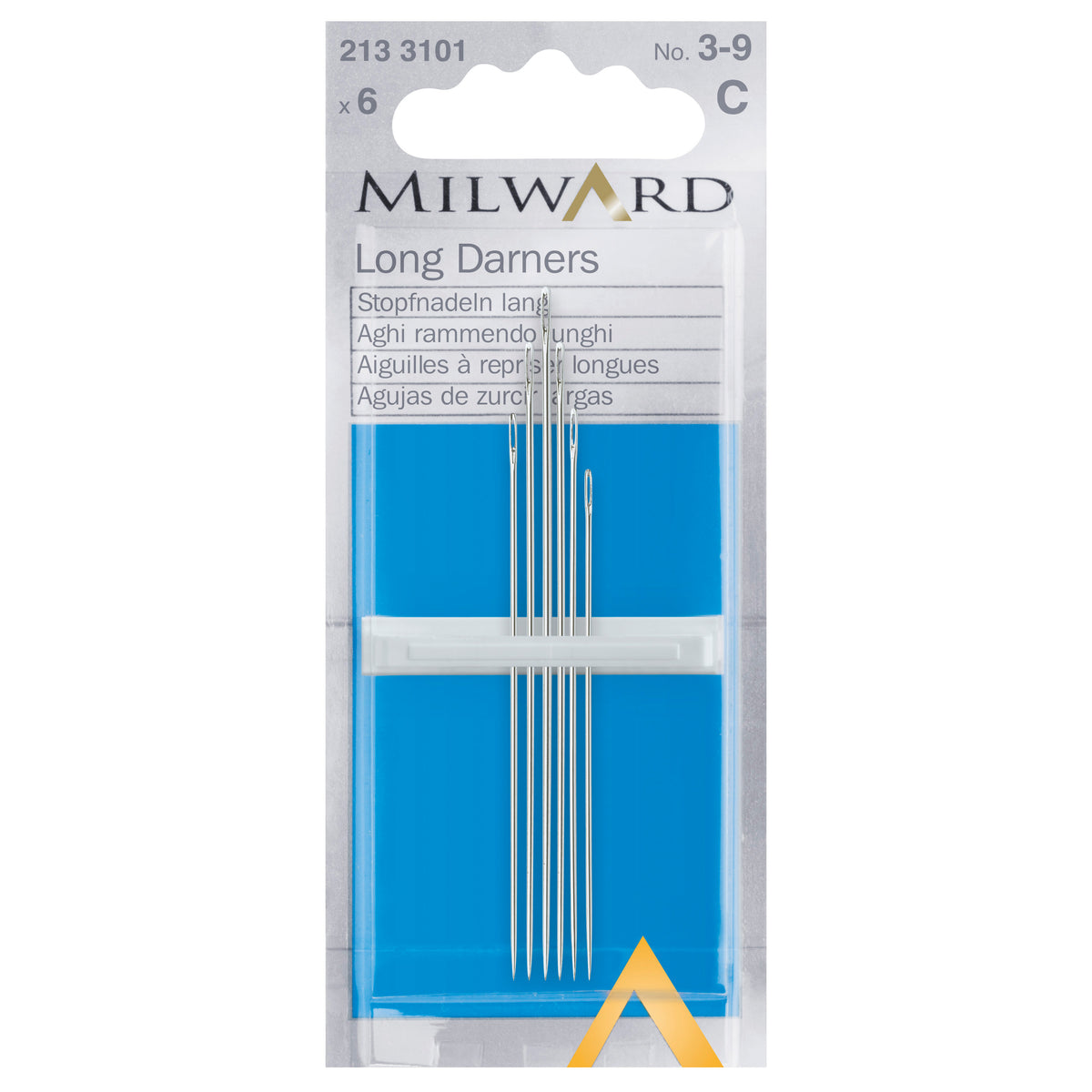 Packet of Milward long darning needles