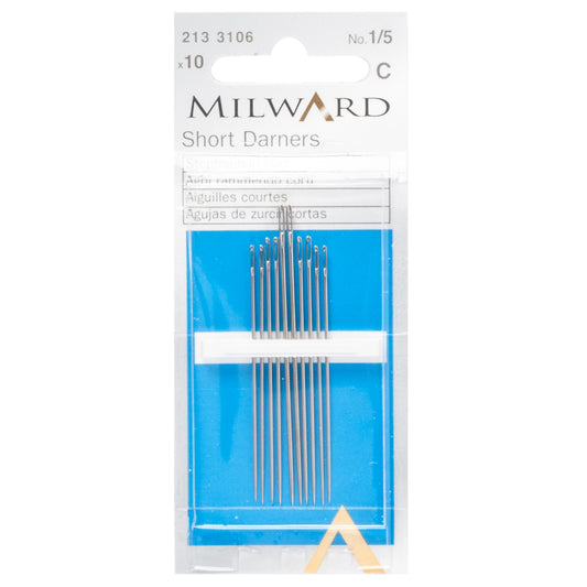 Packet of Milward short darning needles