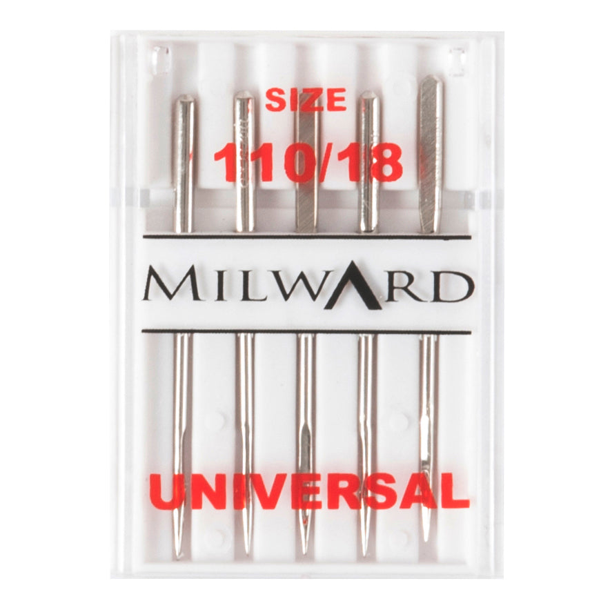 Pack of Milward universal sewing machine needles