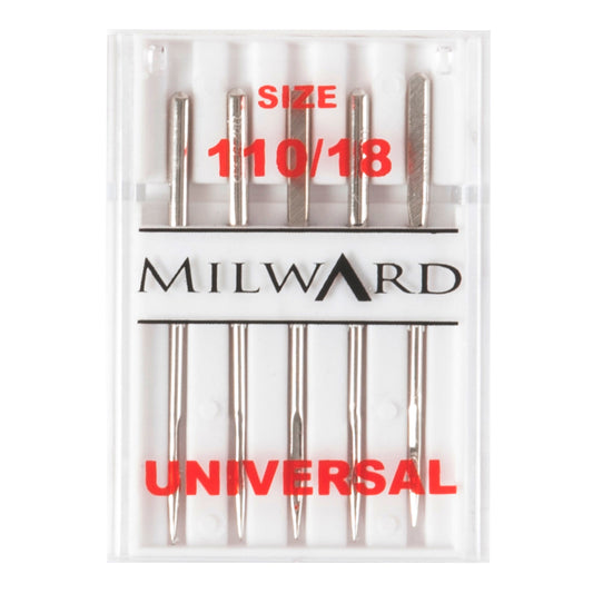Pack of Milward universal sewing machine needles