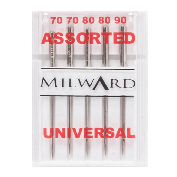 Pack of Milward universal sewing machine needles