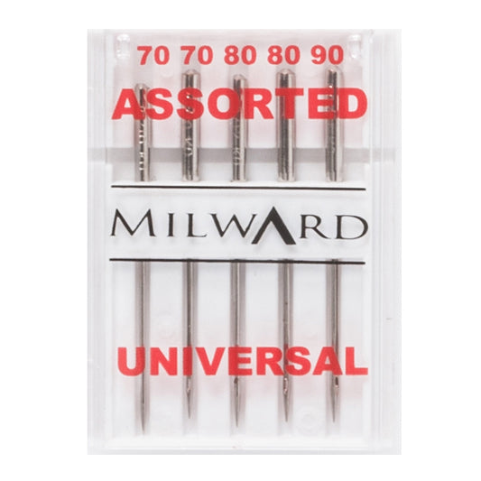 Pack of Milward universal sewing machine needles