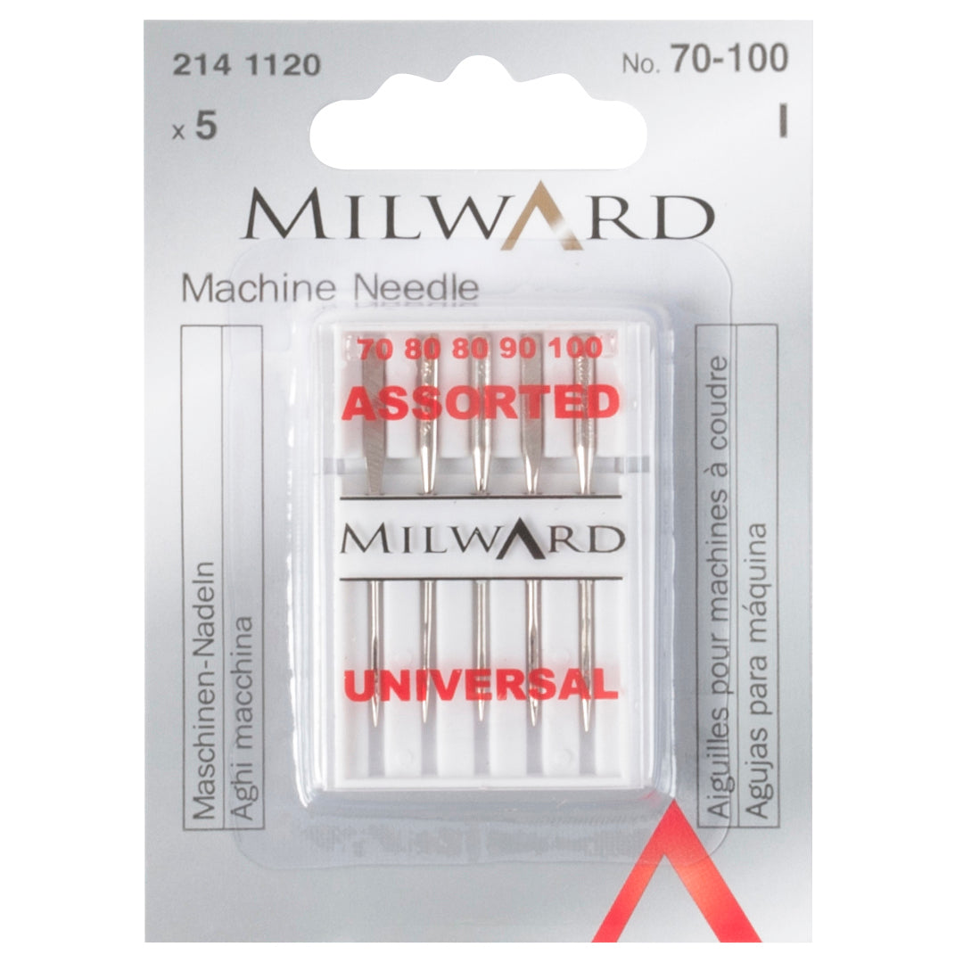 Pack of Milward universal sewing machine needles