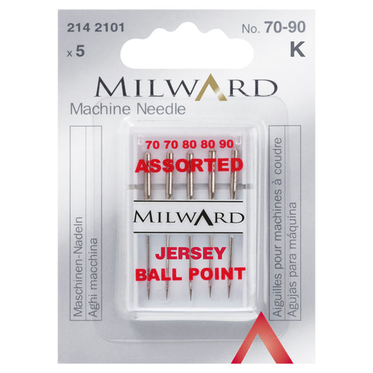Pack of Milward jersey sewing machine needles