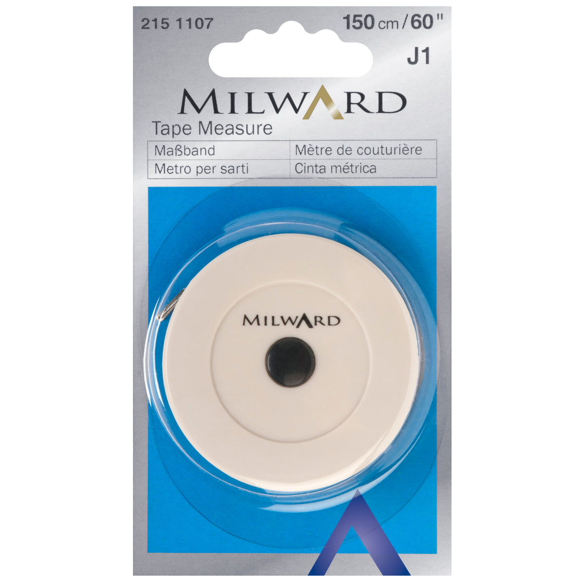 Compact retractable tape measure in a round case
