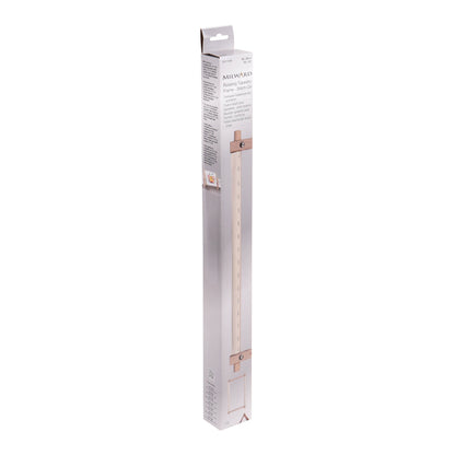 Beech wood rotating tapestry frame with fabric tape arms