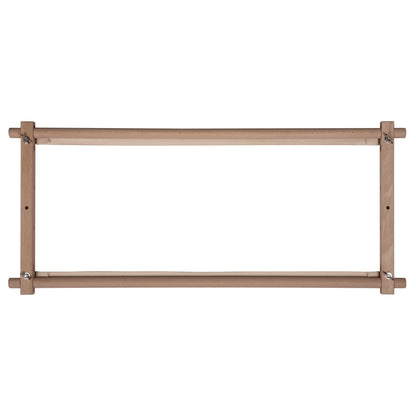 Beech wood rotating tapestry frame with fabric tape arms