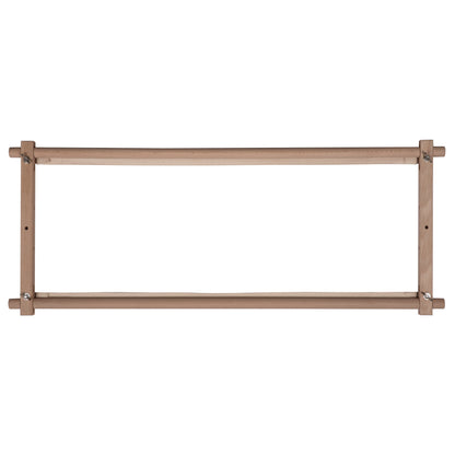 Beech wood rotating tapestry frame with fabric tape arms