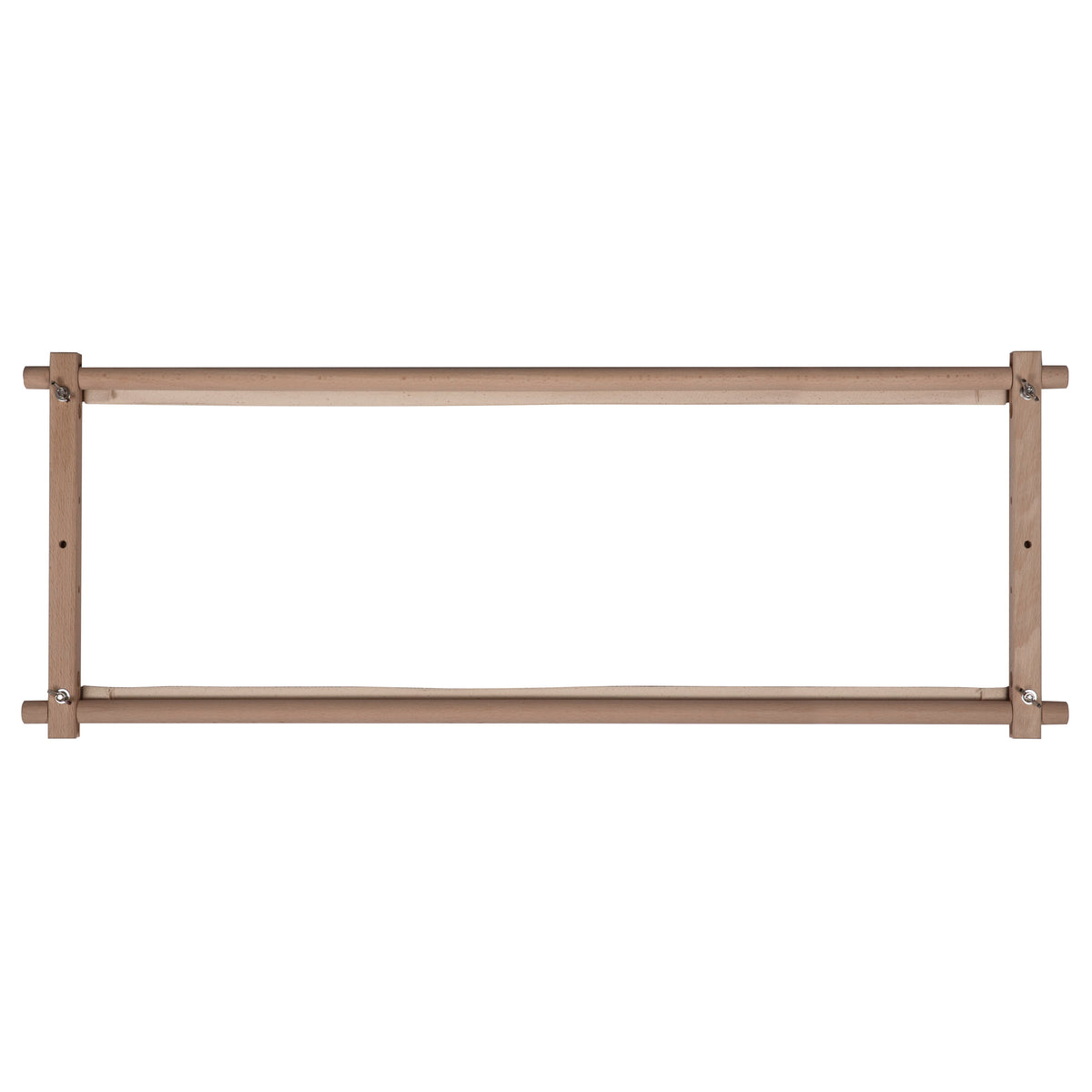 Beech wood rotating tapestry frame with fabric tape arms