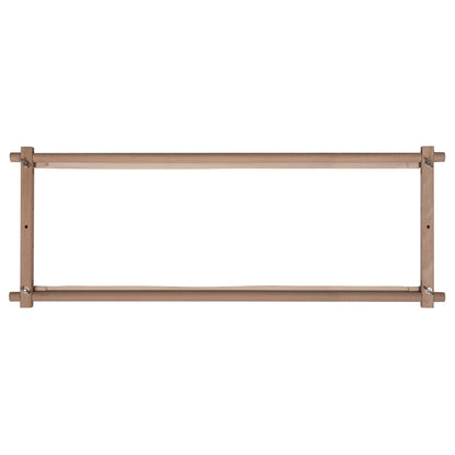 Beech wood rotating tapestry frame with fabric tape arms