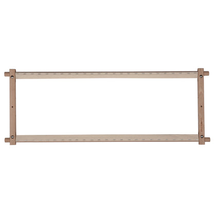 Beech wood rotating tapestry frame with fabric tape arms