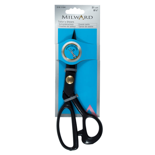Milward tailor's shears with plastic handles