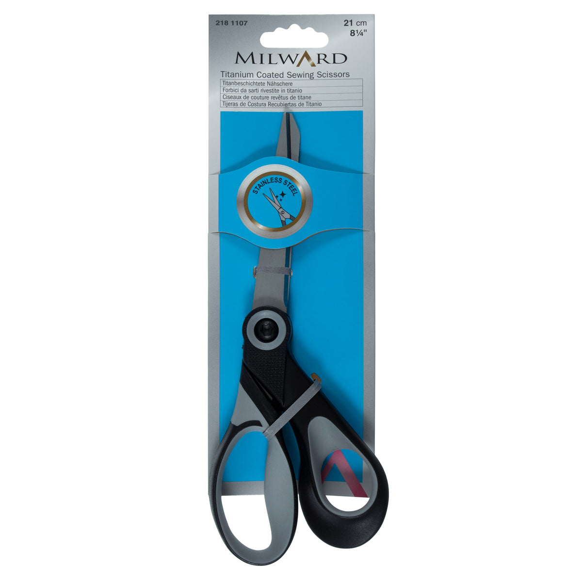 Milward soft-grip dressmaking shears with titanium blades