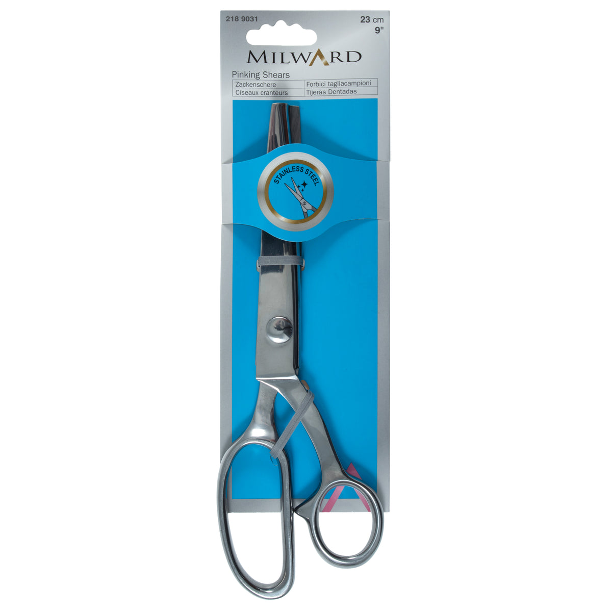 Milward all metal pinking shears with zigzag blades