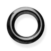Milward 5.5mm black oxidised brass eyelets in packaging with fixing tool