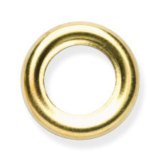 Milward 8.7mm gold brass eyelets in packaging with fixing tool