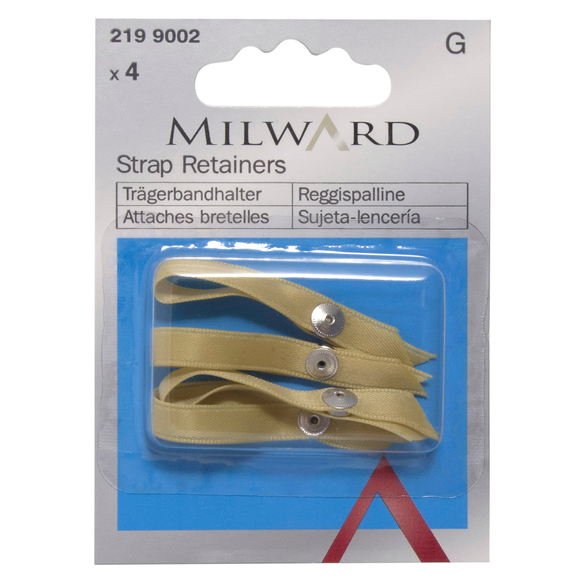 Pack of nude bra strap retainers