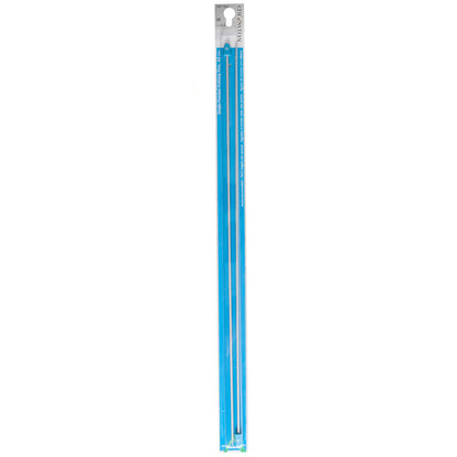 Pair of Milward 2.5mm pearl-grey aluminium knitting pins