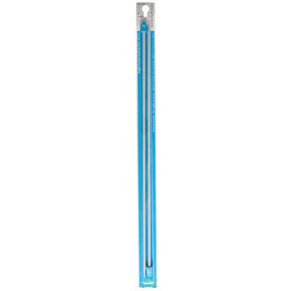 Pair of Milward 4.5mm pearl-grey aluminium knitting pins