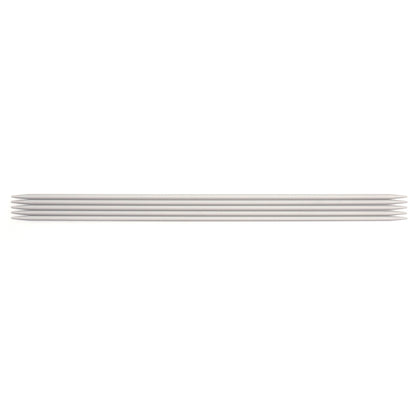 Set of five Milward 30cm double-pointed aluminium knitting pins, 2.5mm