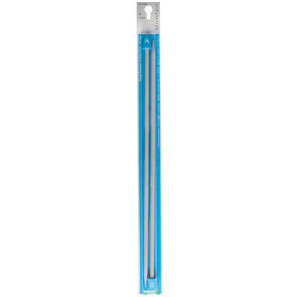 Pair of Milward 35cm single-ended plastic knitting pins, 6mm