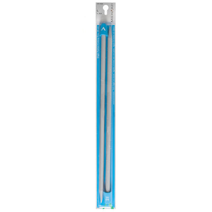 Pair of Milward 35cm single-ended plastic knitting pins, 9mm