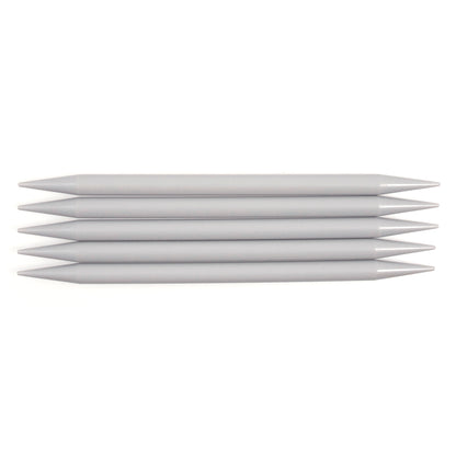 Set of five Milward 20cm double-pointed plastic knitting pins, 10mm