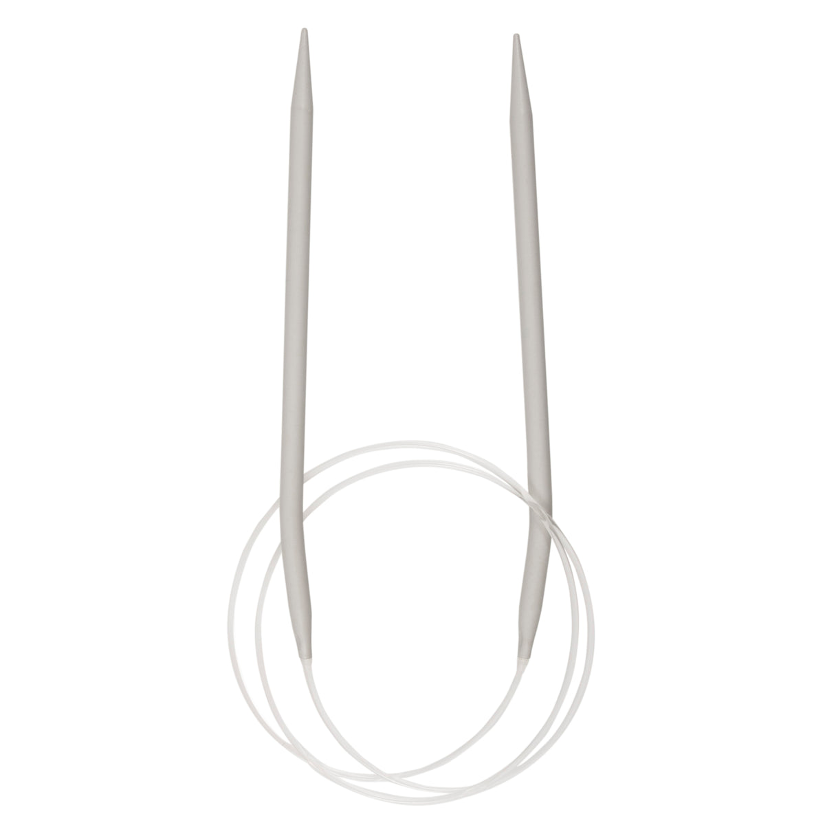 Milward 80cm circular knitting needle in 3mm with grey metal tips and cable