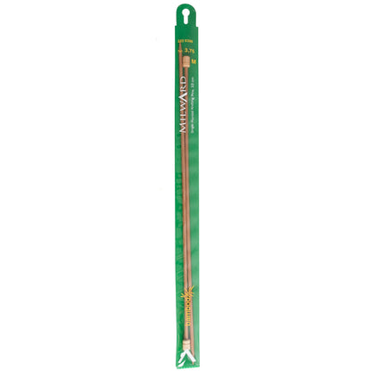 Pair of Milward 3.75mm bamboo single-ended knitting needles