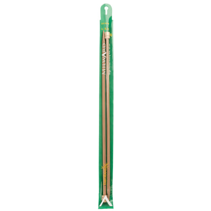 Pair of Milward bamboo single-ended knitting needles, 5.5mm
